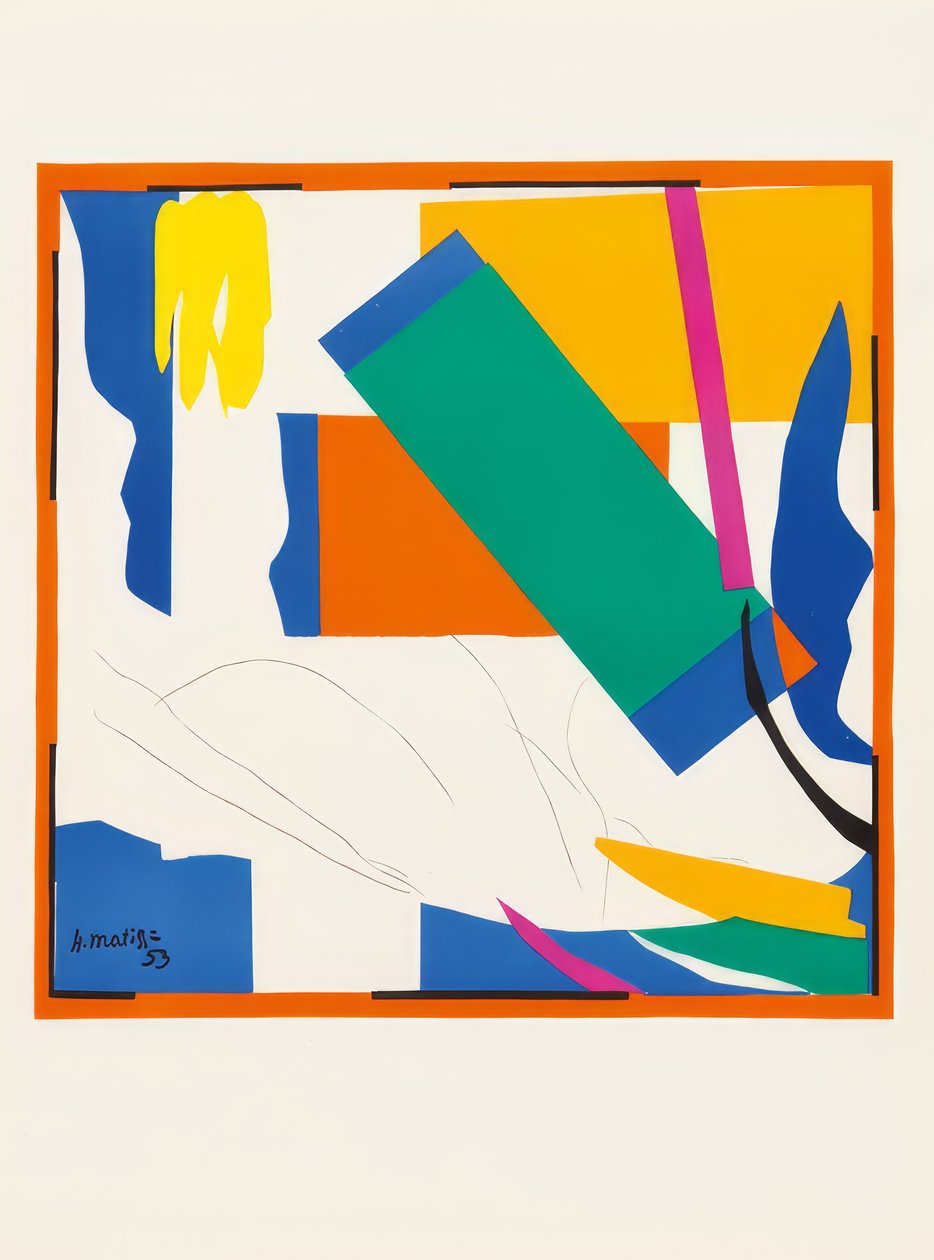 Zbiór ośmiu kolorowych litografii autorstwa Henri Matisse