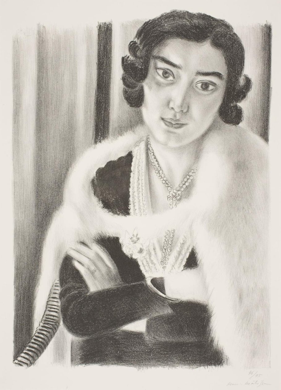 Kobieta w płaszczu z futra lisa autorstwa Henri Matisse