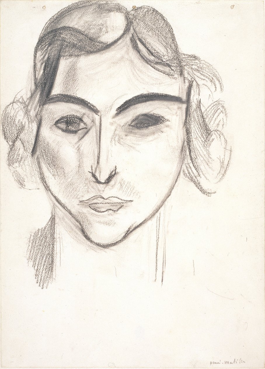 Głowa kobiety. Portret Laurette autorstwa Henri Matisse