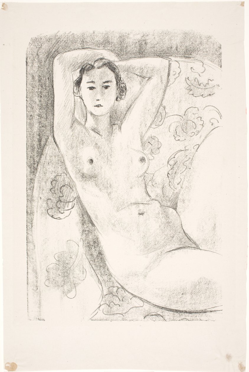 Modelka siedząca w fotelu autorstwa Henri Matisse
