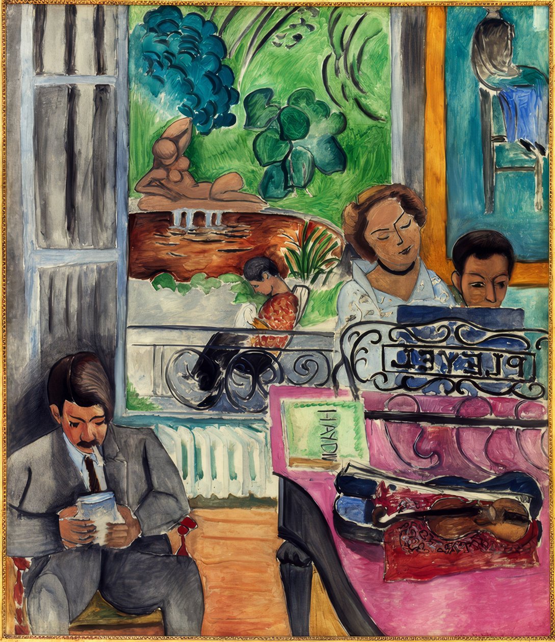 Lekcja muzyki autorstwa Henri Matisse