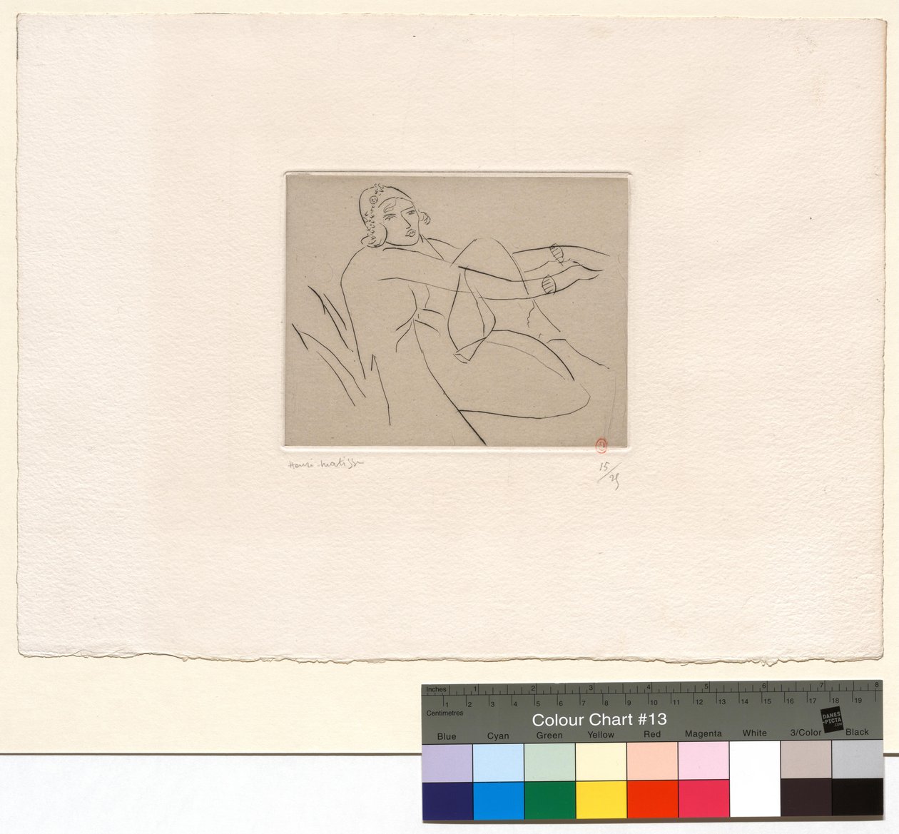 Kwiecisty czepek autorstwa Henri Matisse