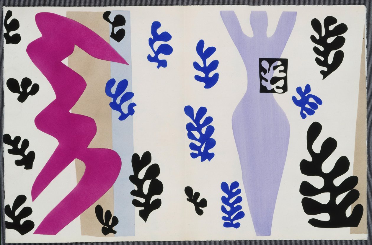 Miotacz noży. Z „Jazzu”. Tablica XV. S. 106 autorstwa Henri Matisse