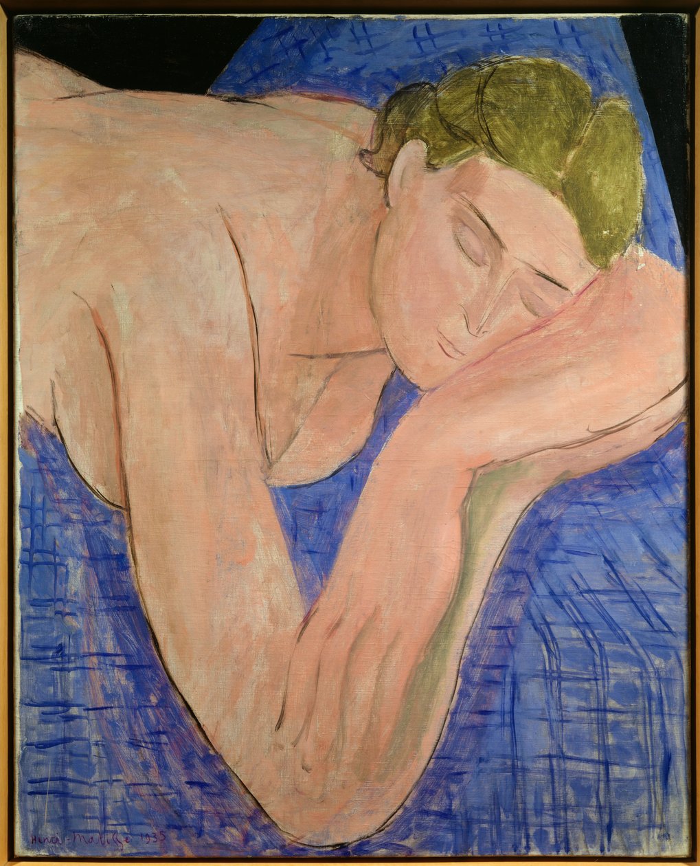Le reve 1935 (olej na płótnie) autorstwa Henri Matisse