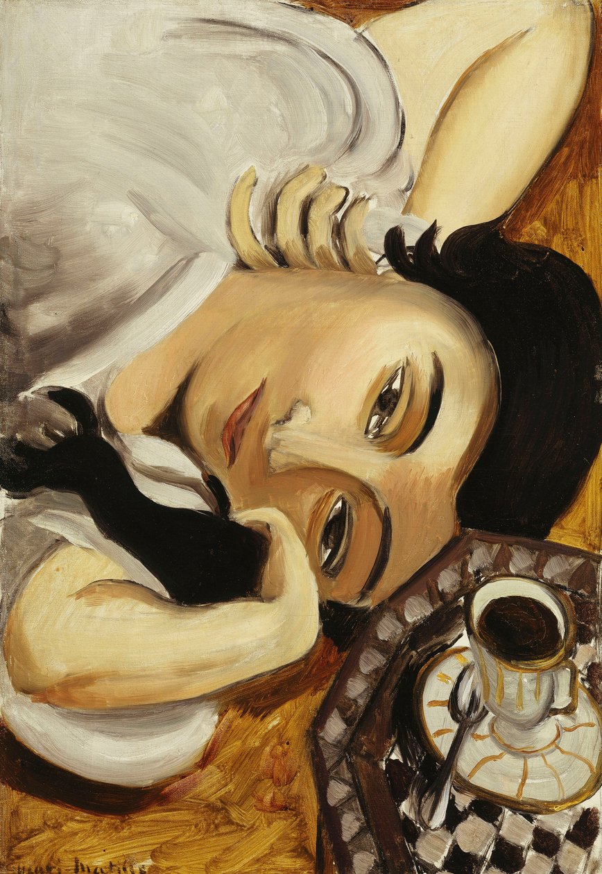 Lorette z filiżanką kawy autorstwa Henri Matisse