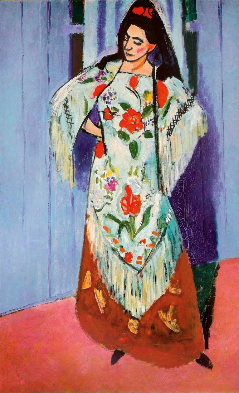 Madame Matisse z manilskim szalem autorstwa Henri Matisse