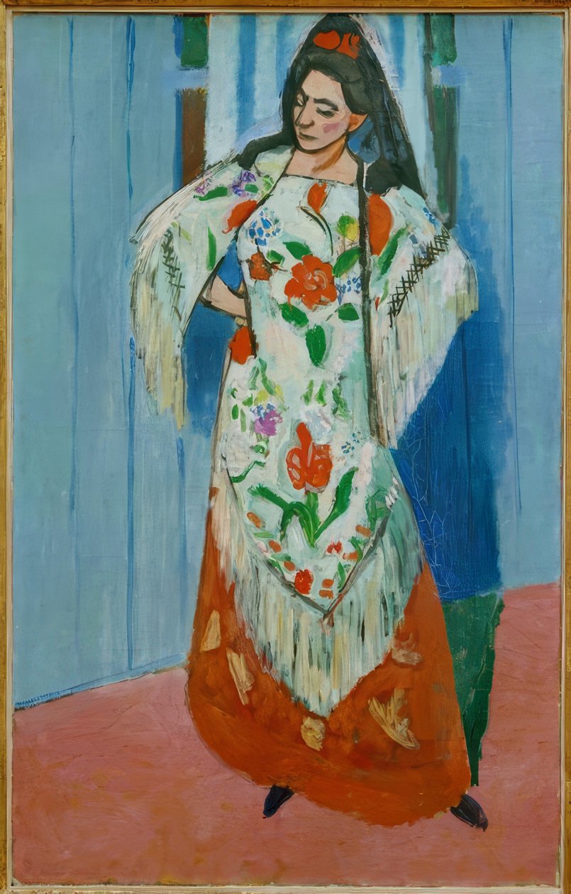 Madame Matisse z manilskim szalem autorstwa Henri Matisse