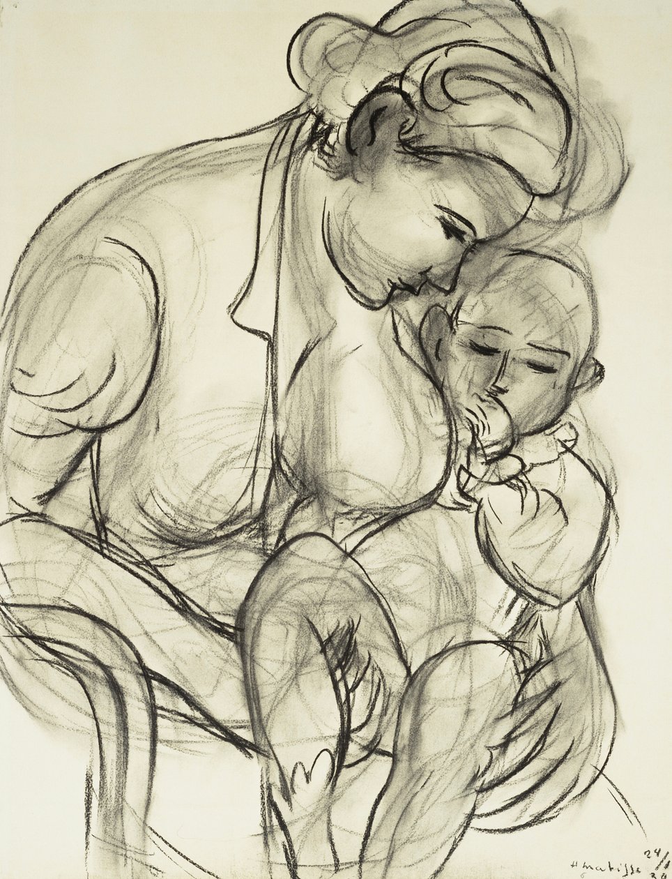 Macierzyństwo; Maternite autorstwa Henri Matisse