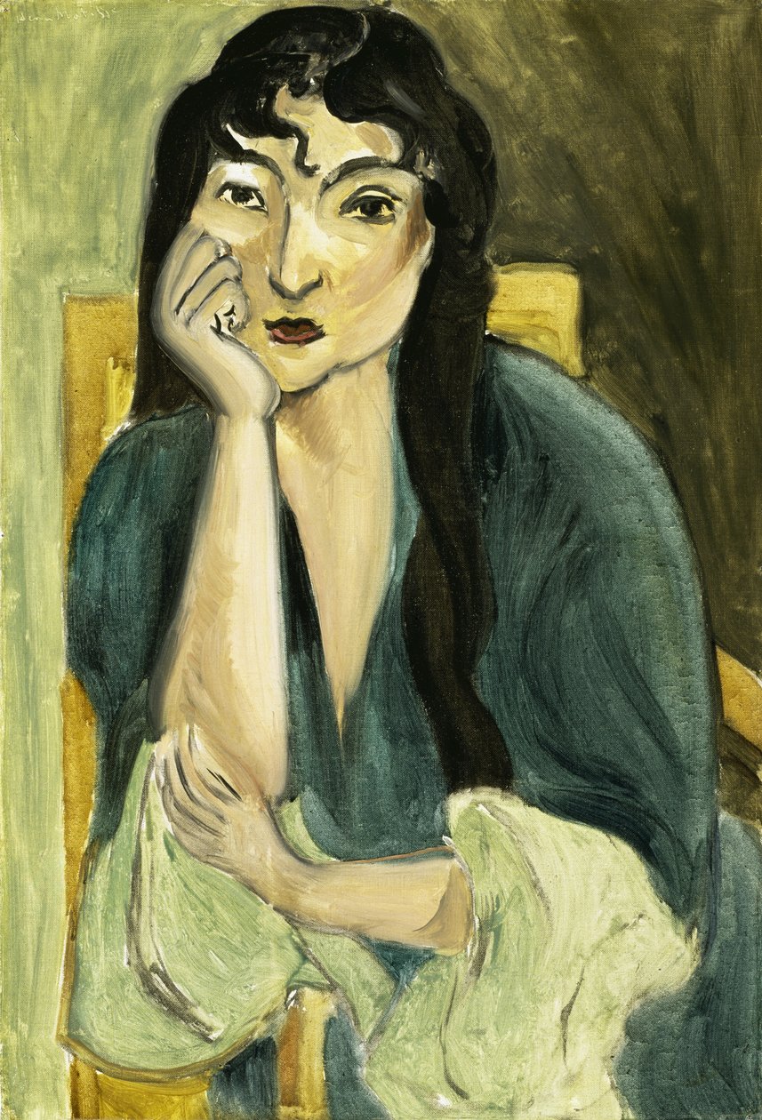 Medytacja (Portret Lorette), ok. 1916 (olej na płótnie) autorstwa Henri Matisse