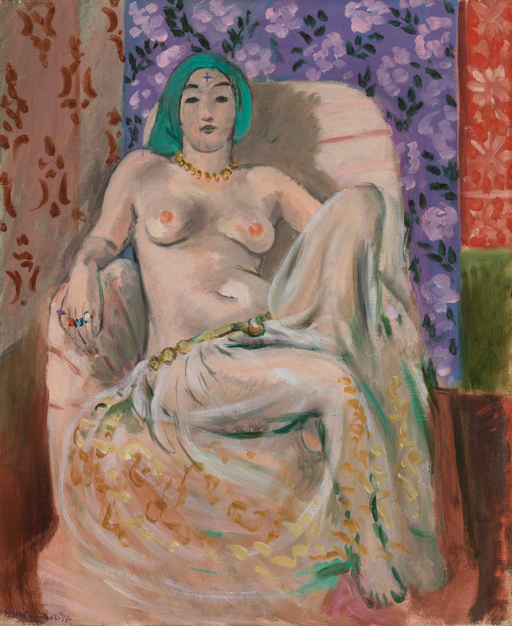 Kobieta mauretańska (podniesione kolano) autorstwa Henri Matisse