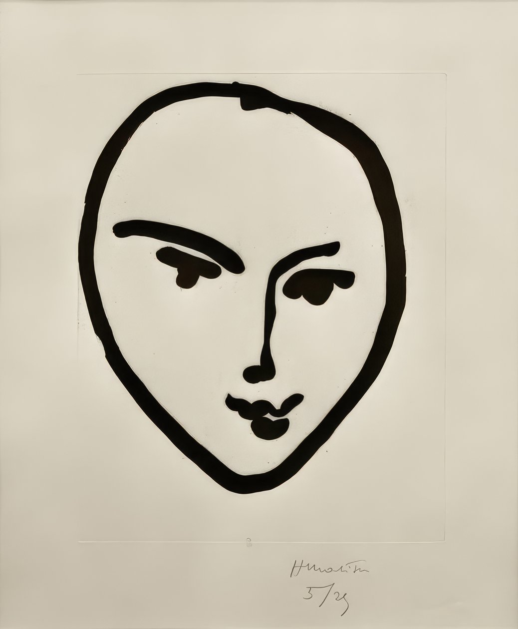 Nadia. Uśmiechnięta maska autorstwa Henri Matisse