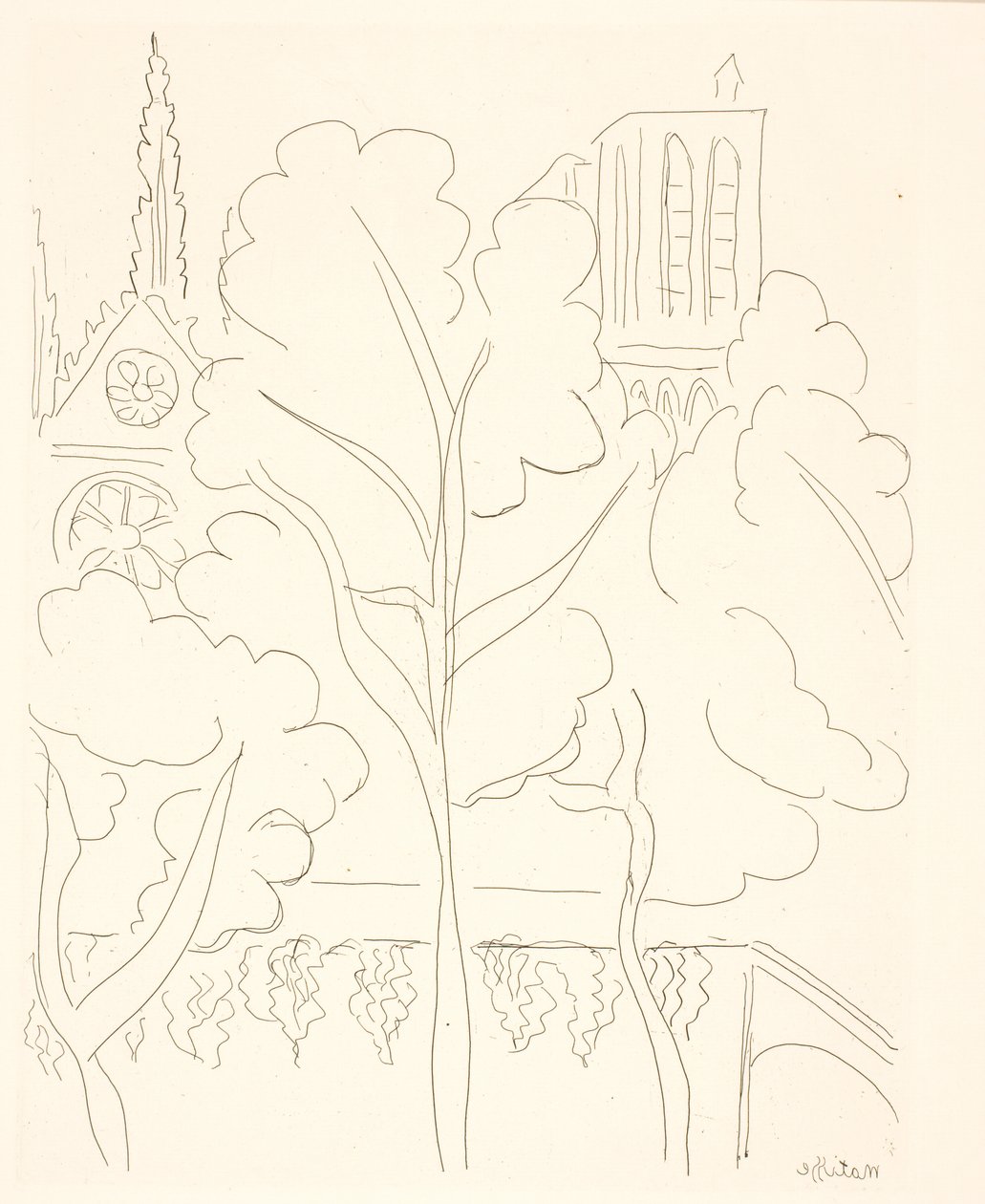 Notre-Dame, Paryż autorstwa Henri Matisse