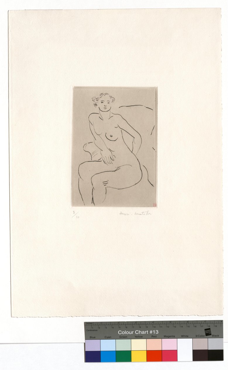 Akt w fotelu, lewa ręka autorstwa Henri Matisse