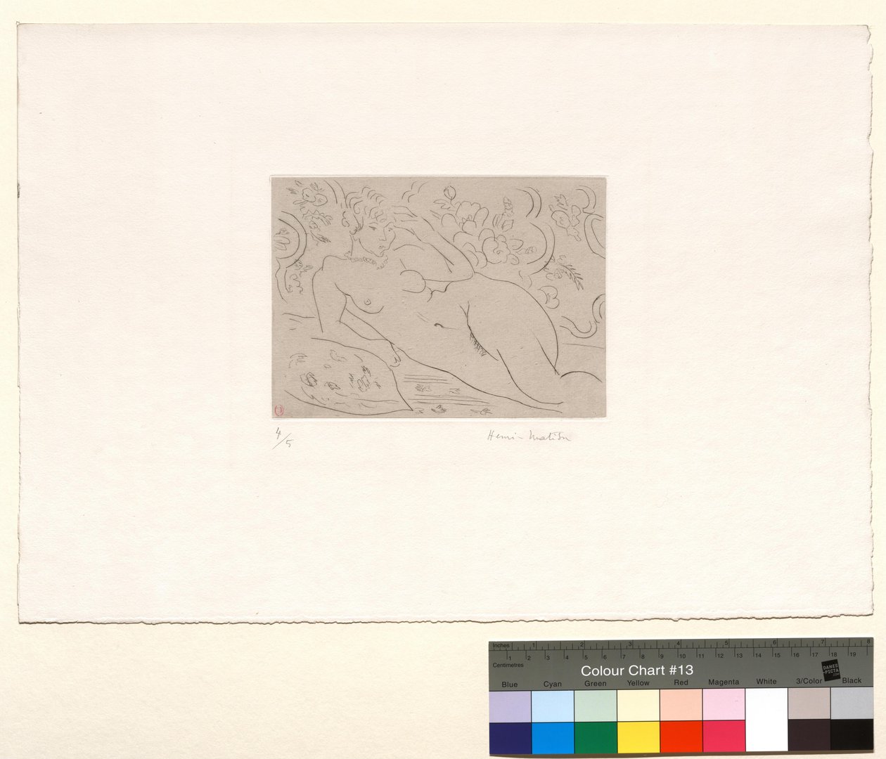 Nagi, wnętrze pokryte kwiatami autorstwa Henri Matisse