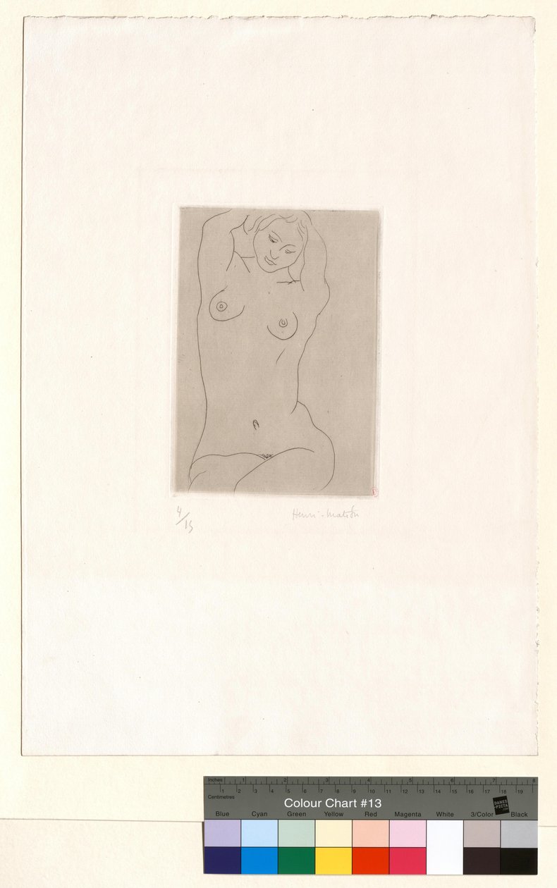 Akt, ręce nad głową autorstwa Henri Matisse