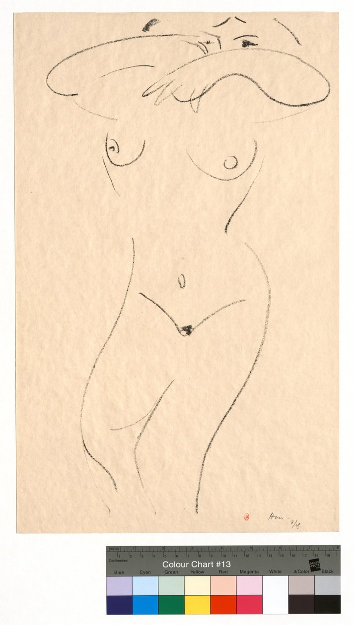 Leży nago, z rękami zasłaniającymi oczy autorstwa Henri Matisse