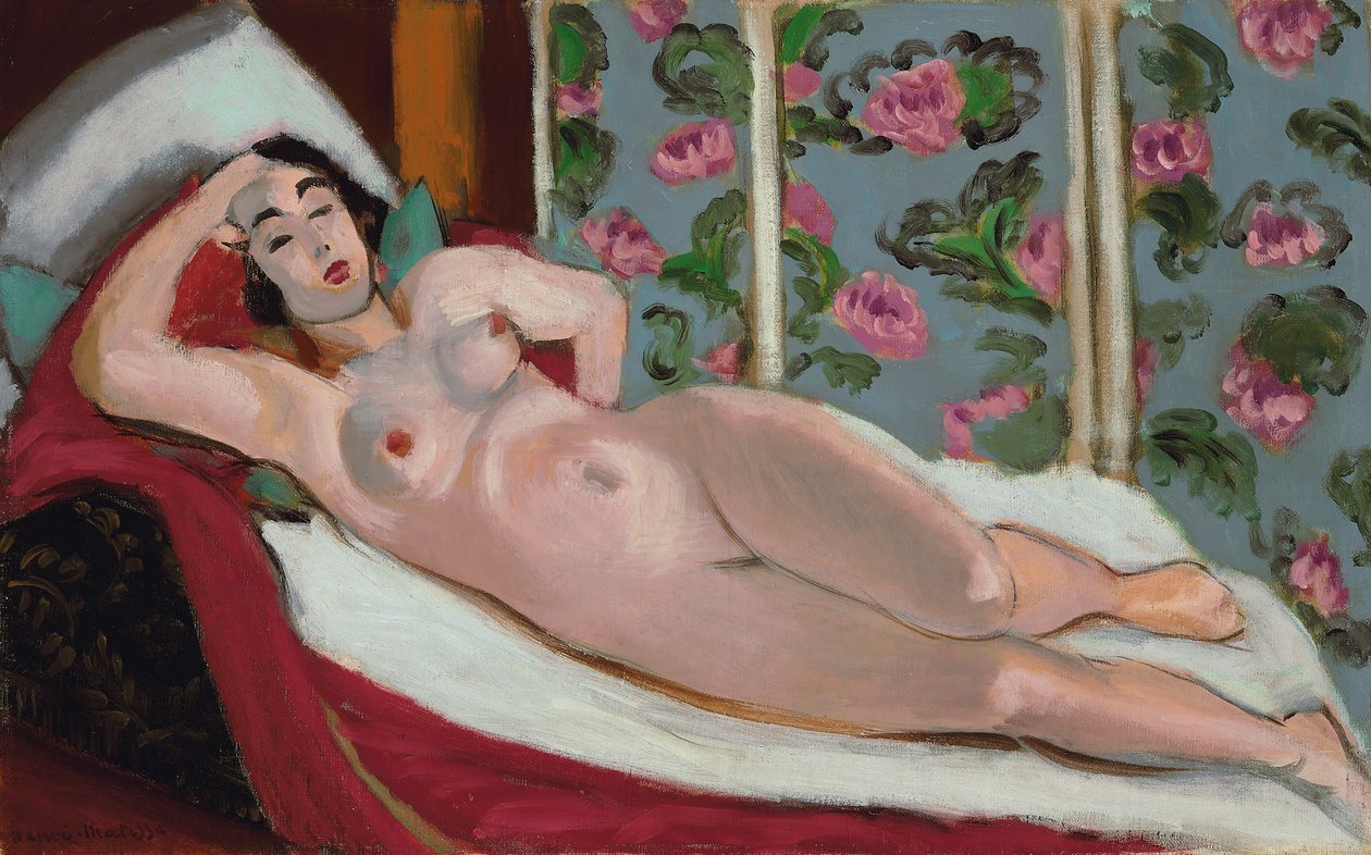 Akt na szezlongu autorstwa Henri Matisse