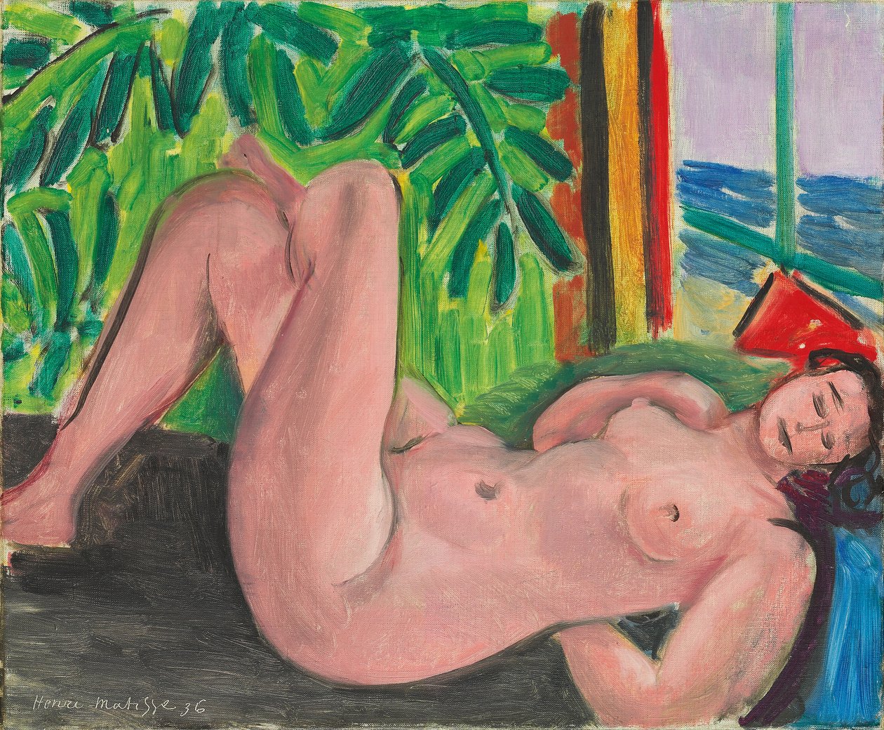 Akt ze skrzyżowanymi nogami autorstwa Henri Matisse