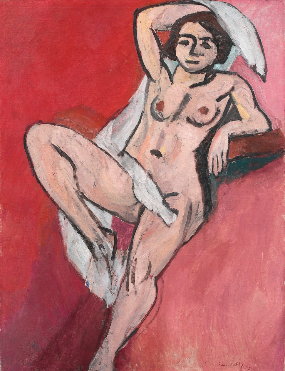 Akt z białym szalem autorstwa Henri Matisse