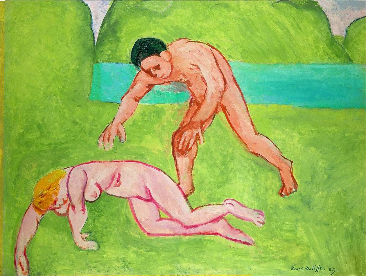Nimfa i Satyr autorstwa Henri Matisse