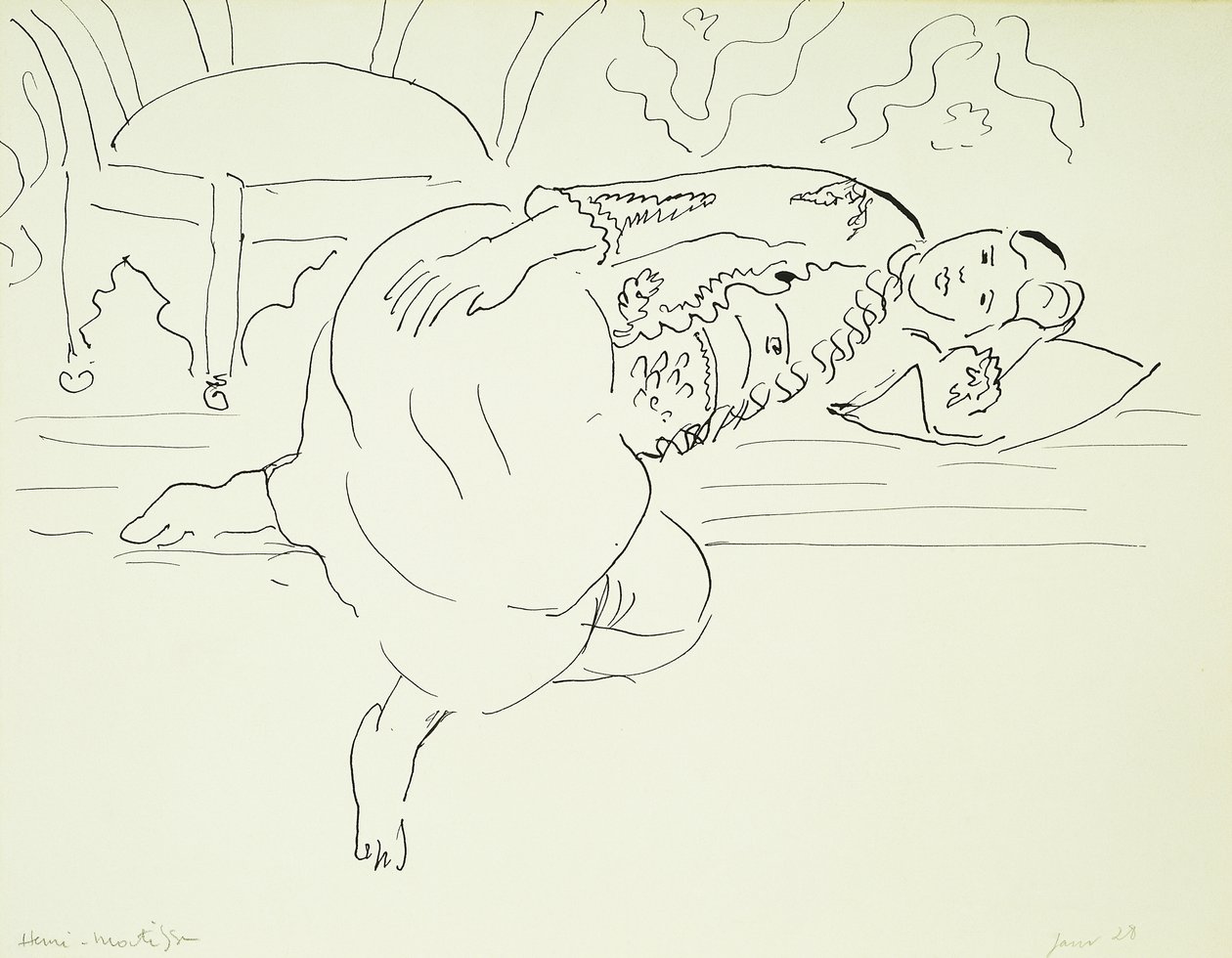 Odalisque autorstwa Henri Matisse