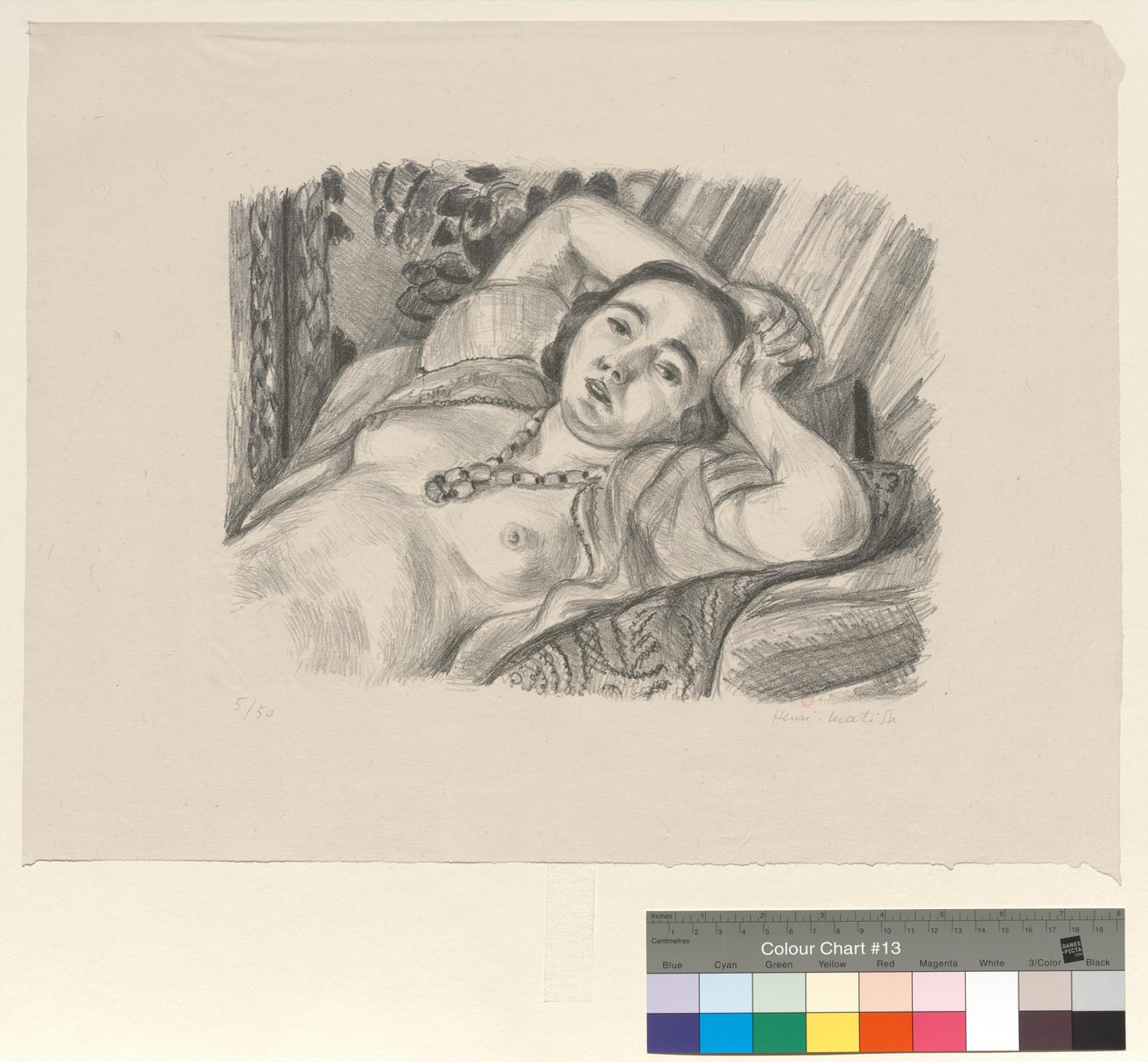 Odaliska z naszyjnikiem autorstwa Henri Matisse