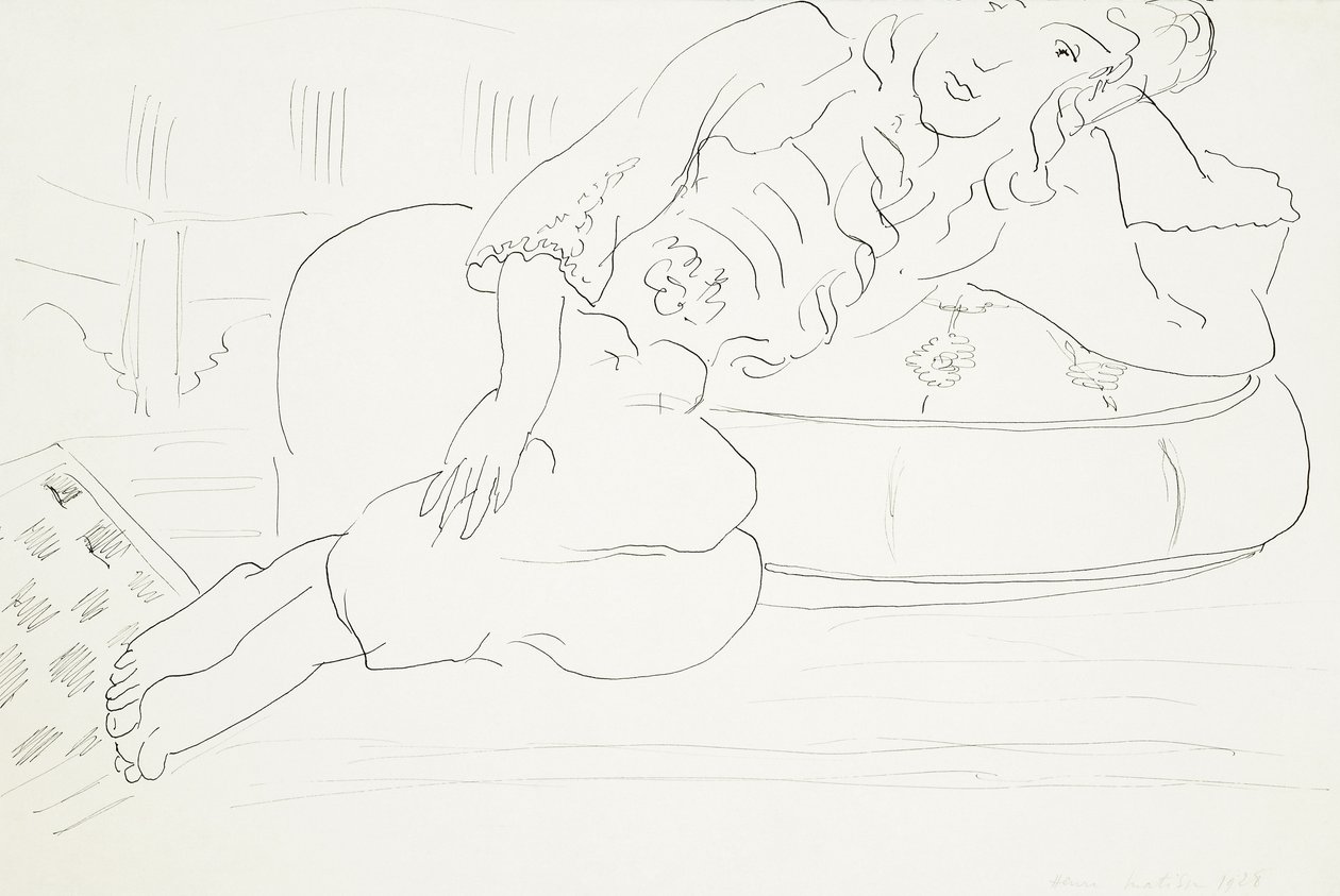 Szachownica Odalisque, poduszka autorstwa Henri Matisse