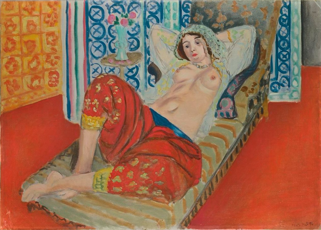 Odaliska w czerwonych kulotach autorstwa Henri Matisse