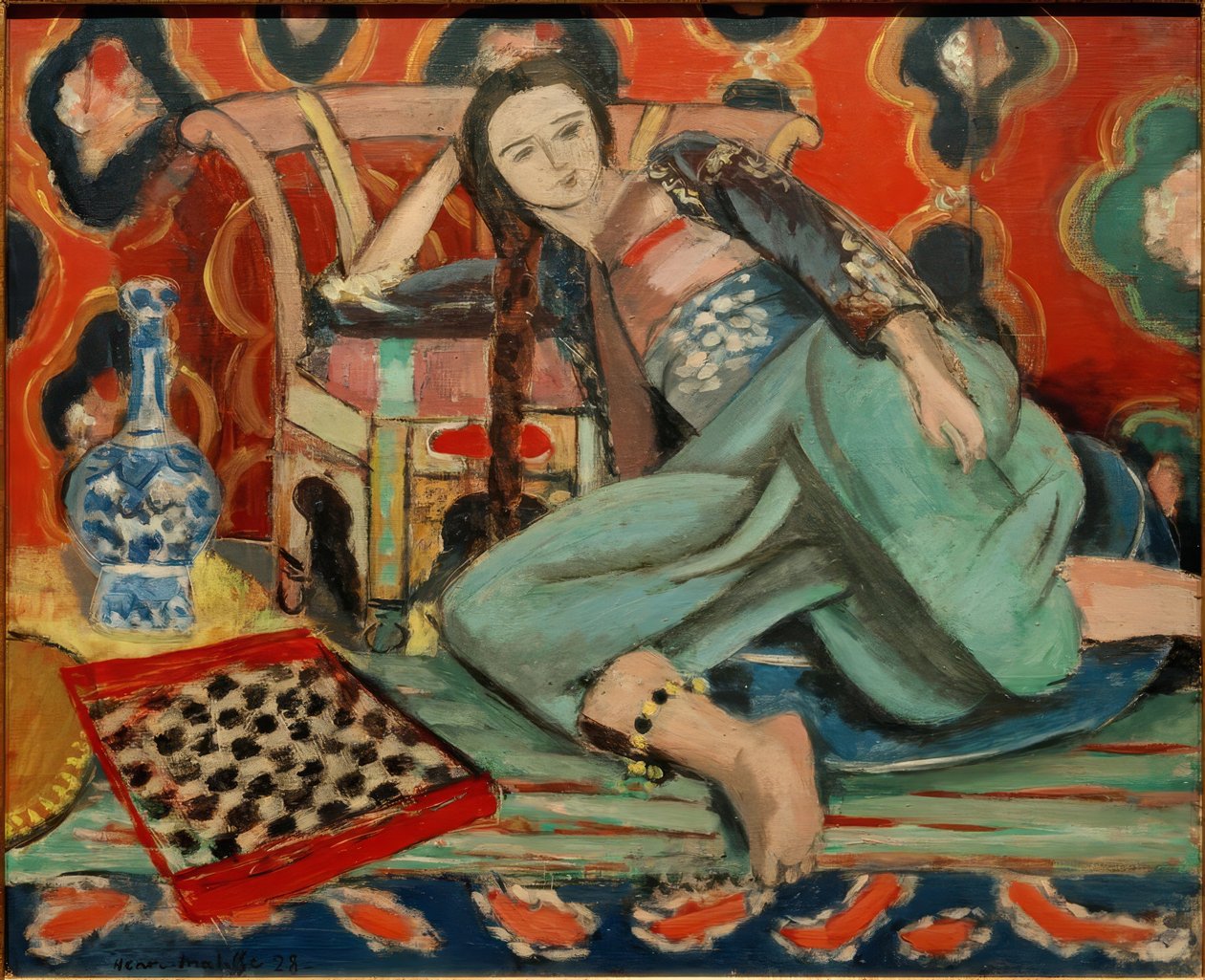Odaliska w tureckim fotelu autorstwa Henri Matisse
