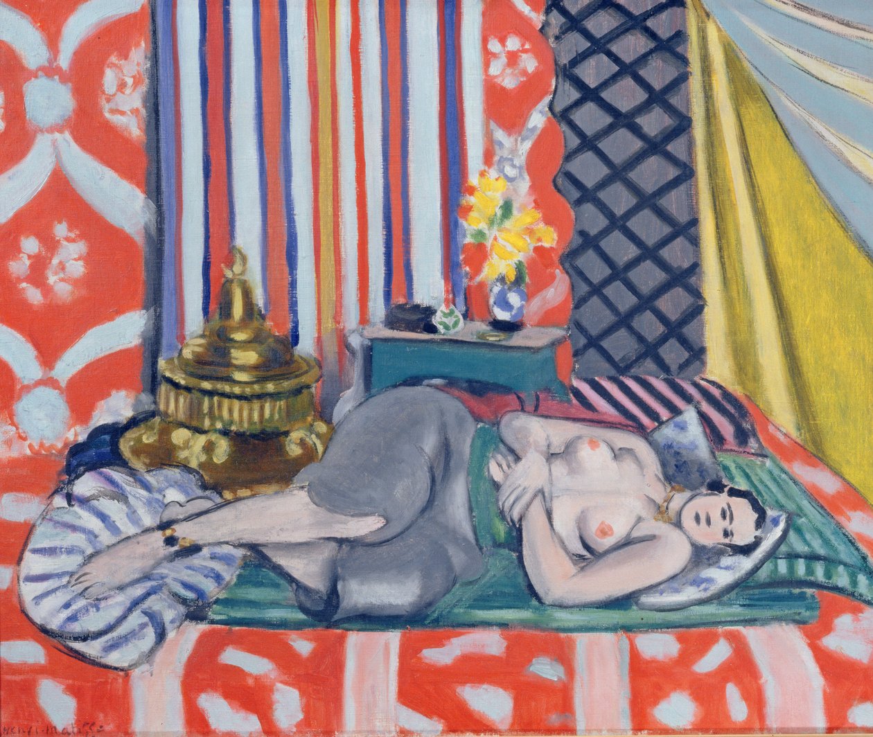 Odaliska w szarych kulotach autorstwa Henri Matisse