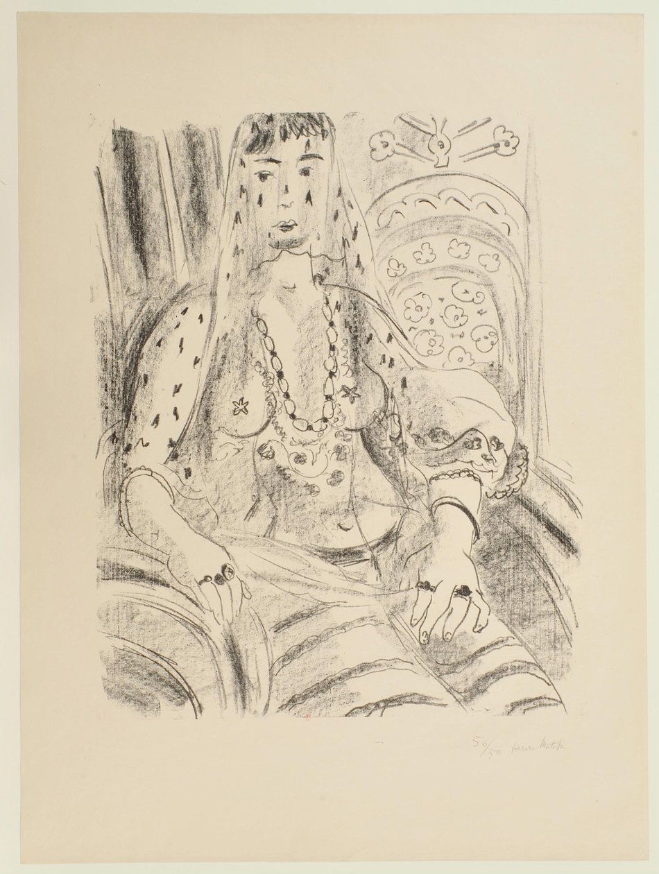 Zasłonięta odaliska autorstwa Henri Matisse