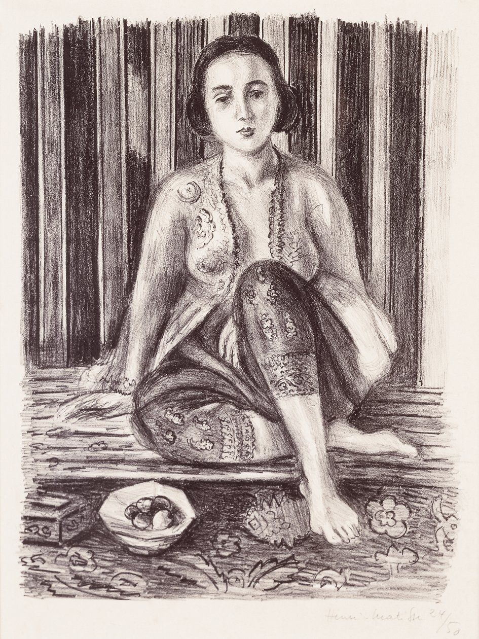 Odaliska z miską owoców autorstwa Henri Matisse