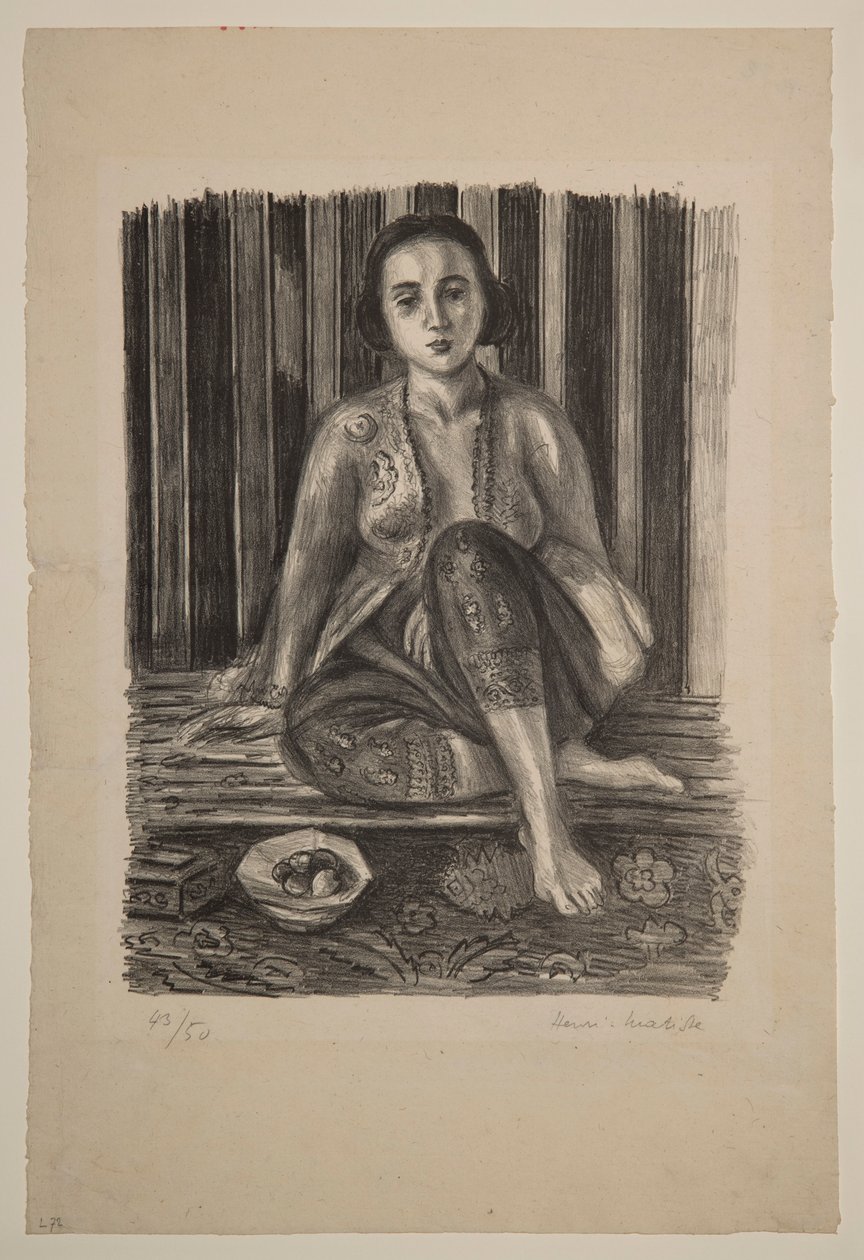 Odaliska z miską owoców autorstwa Henri Matisse