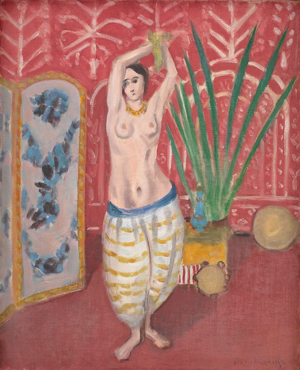 Odaliska z parawanem autorstwa Henri Matisse