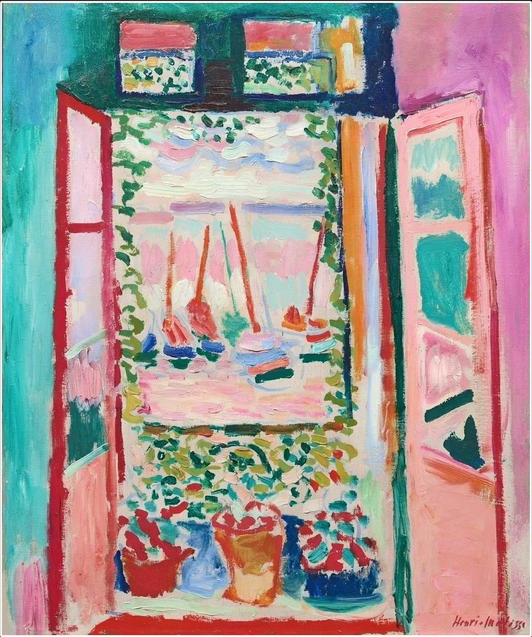 Otwarte okno, Collioure autorstwa Henri Matisse