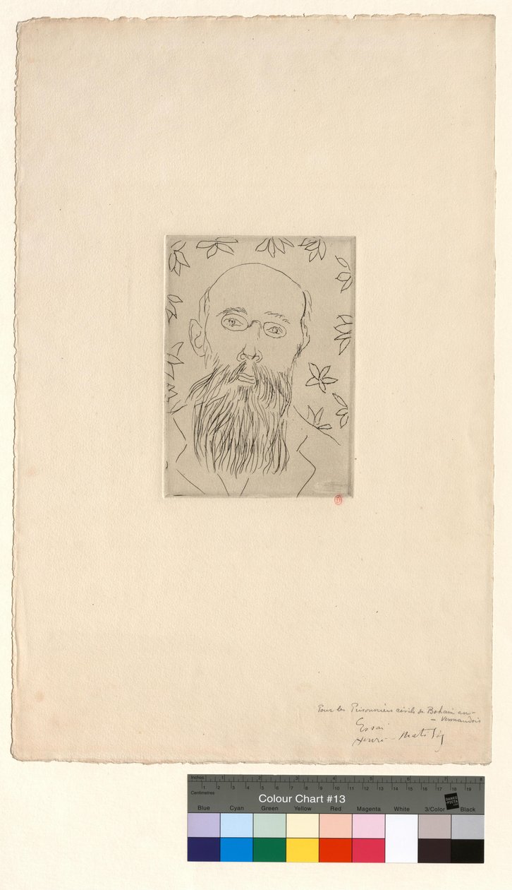 Portret Bourgeata podobny do Vassauxa autorstwa Henri Matisse