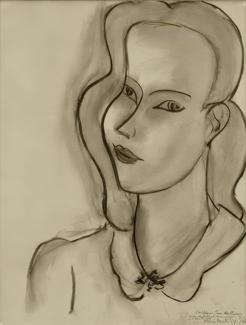 Portret kobiety autorstwa Henri Matisse