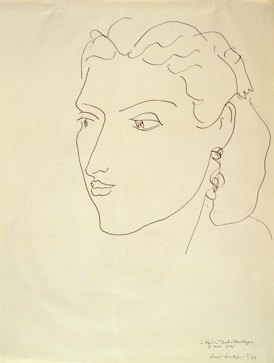 Portret kobiety autorstwa Henri Matisse