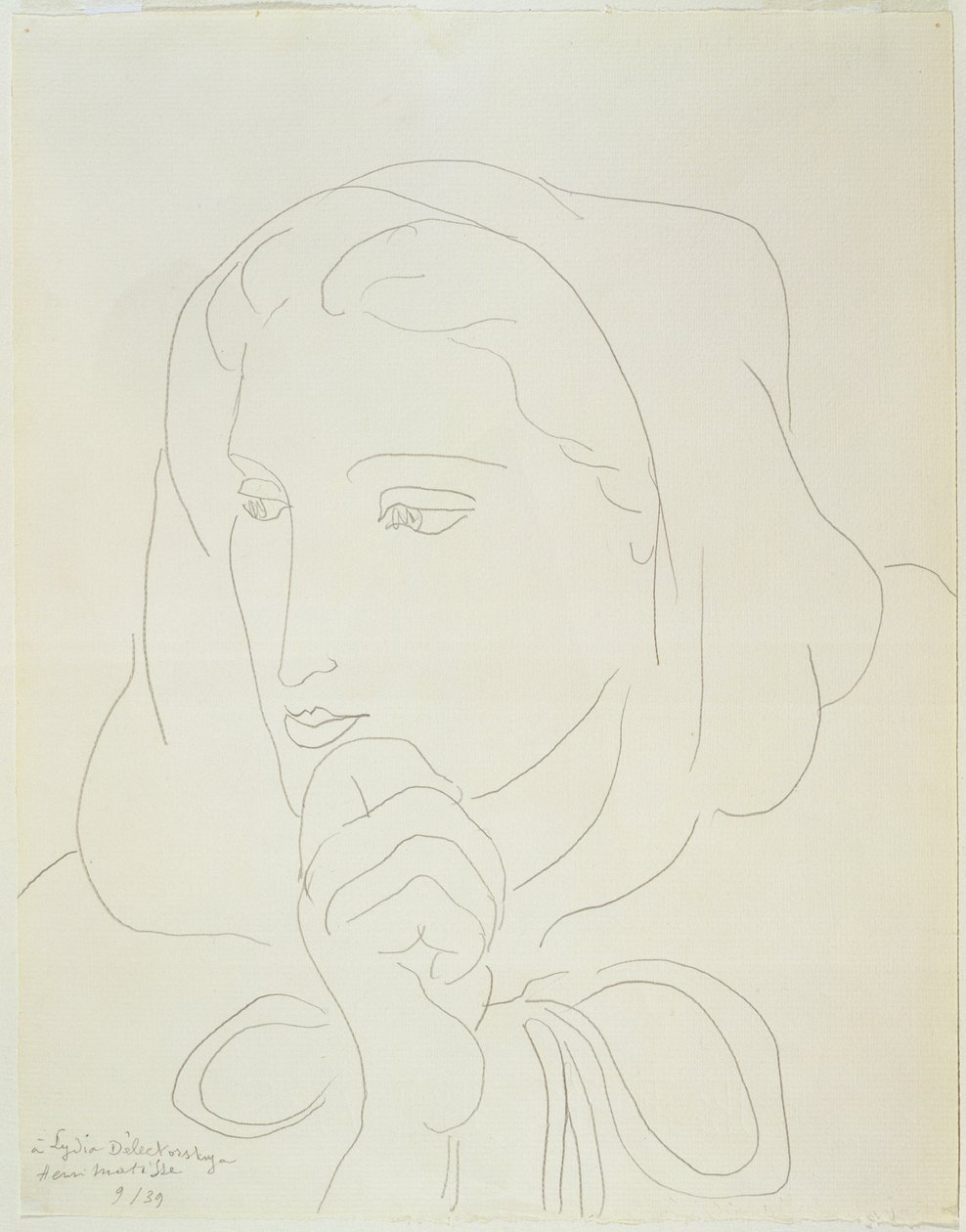 Portret kobiety w kapturze autorstwa Henri Matisse