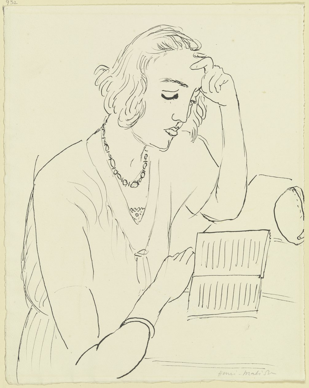 Kobieta czytająca autorstwa Henri Matisse