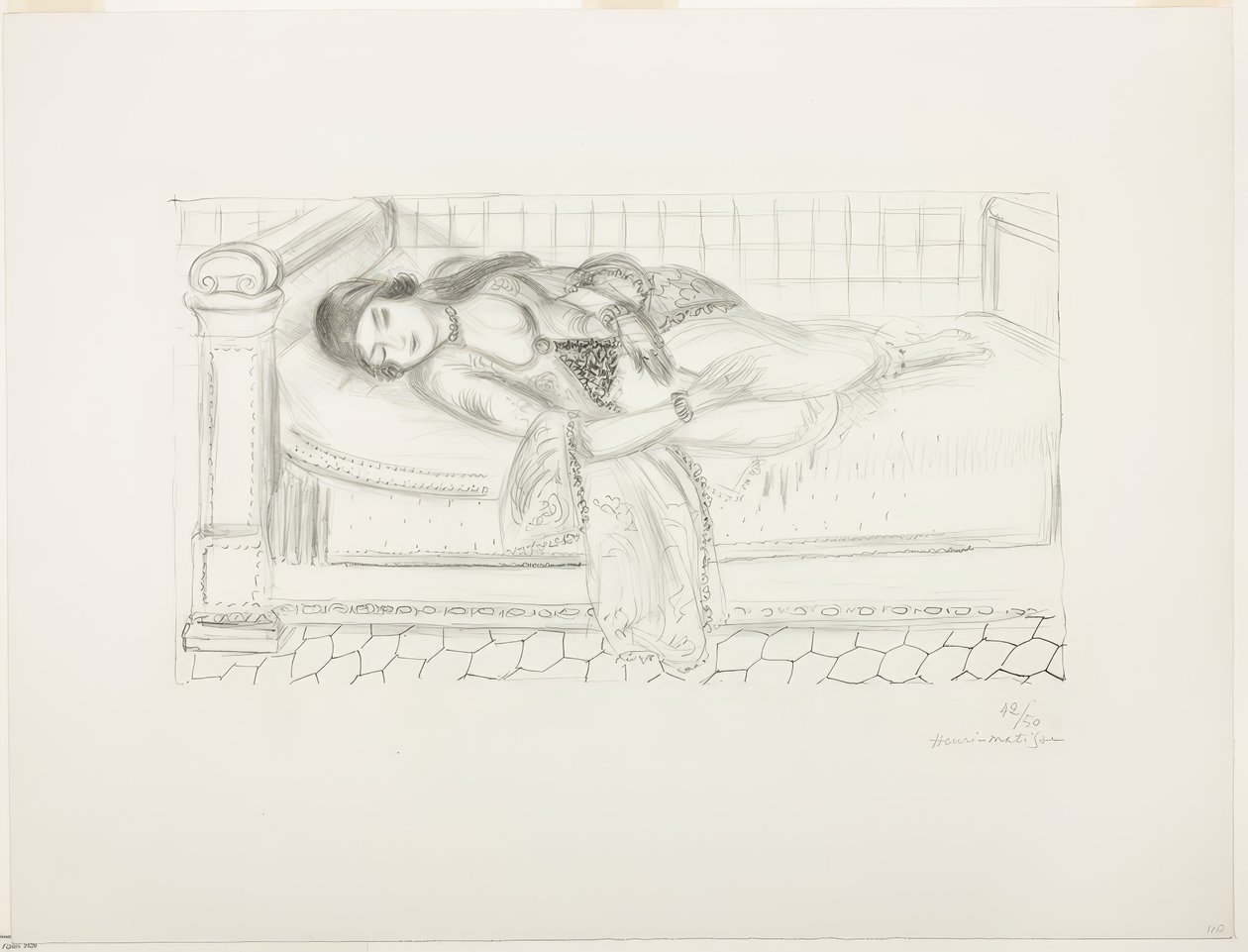 Leżąca postać autorstwa Henri Matisse