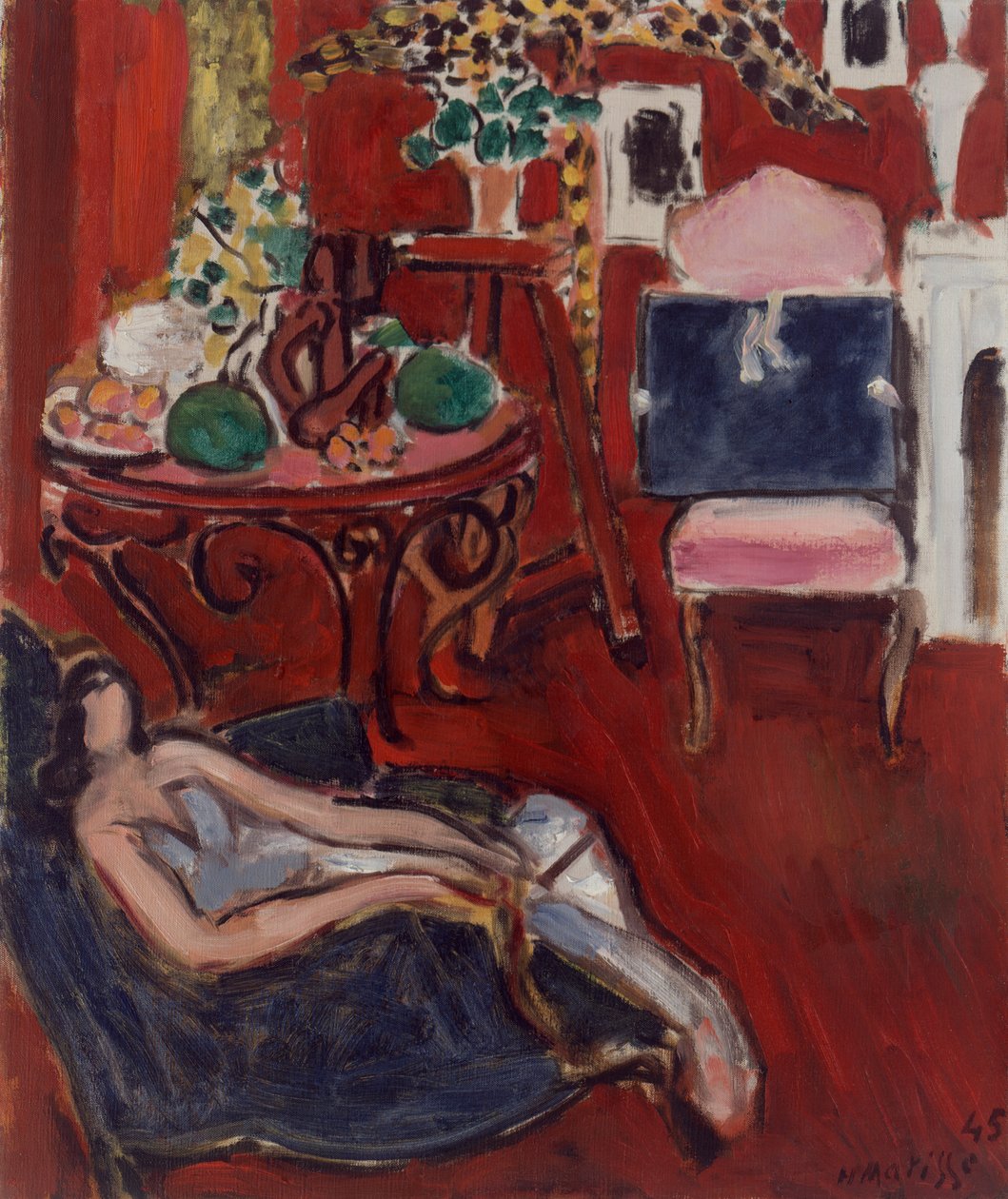 Czerwone wnętrze autorstwa Henri Matisse
