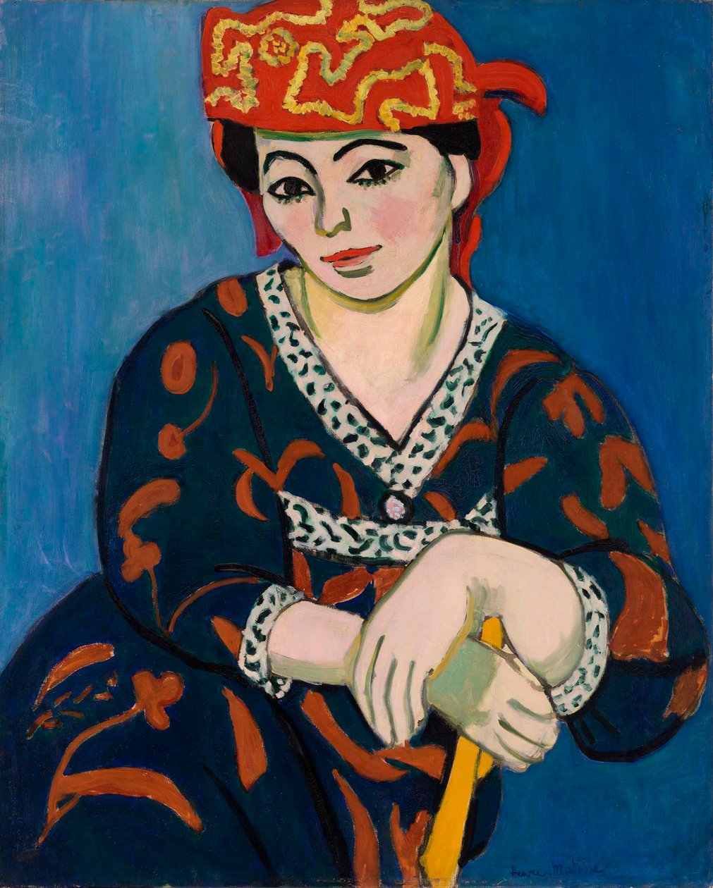 Czerwone nakrycie głowy Madras (Le Madras rouge) autorstwa Henri Matisse