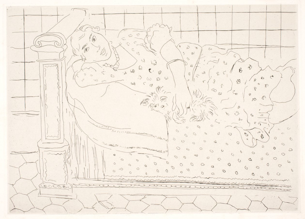 Odpoczynek, postać z Giką autorstwa Henri Matisse