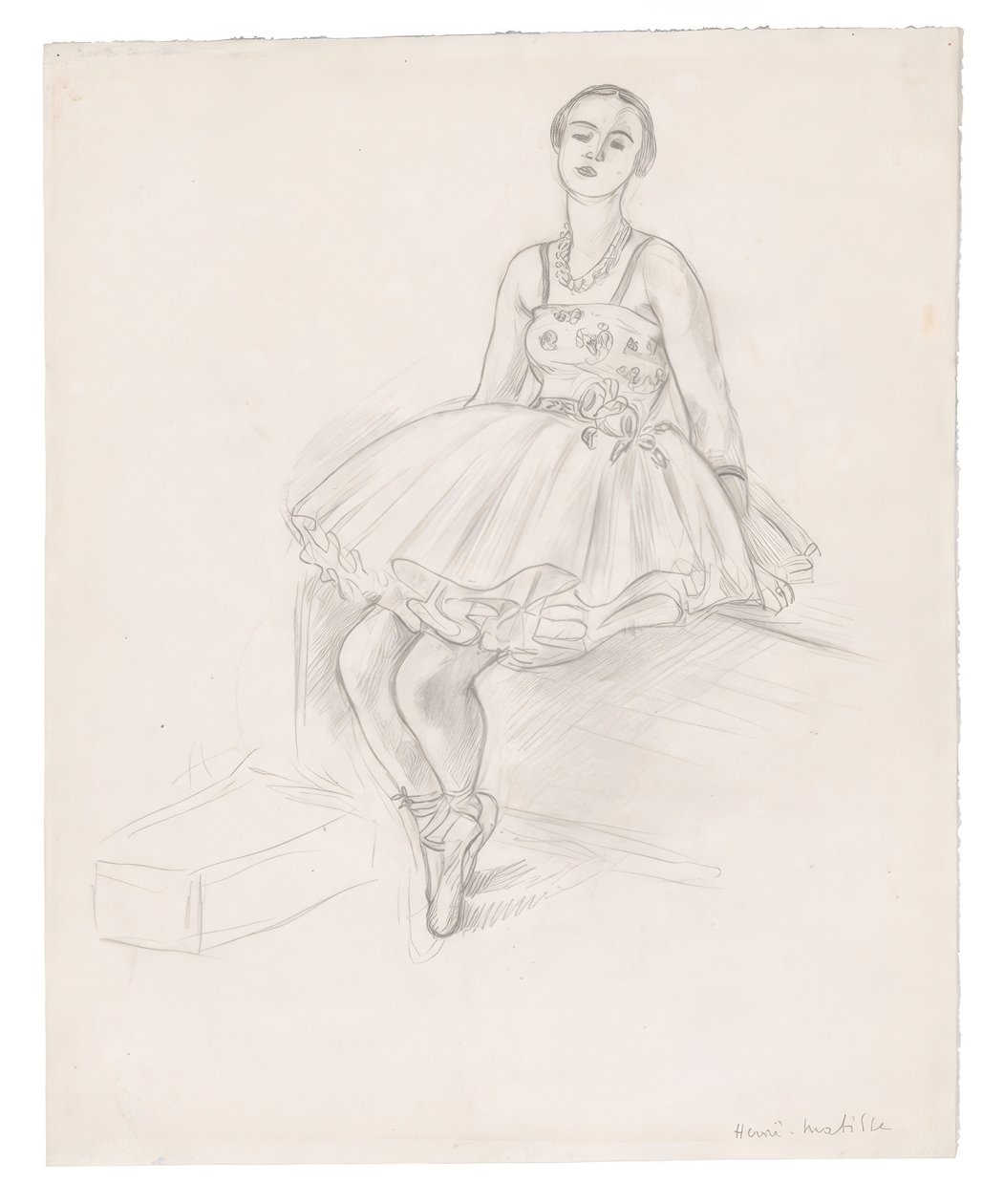 Tancerz na siedząco autorstwa Henri Matisse