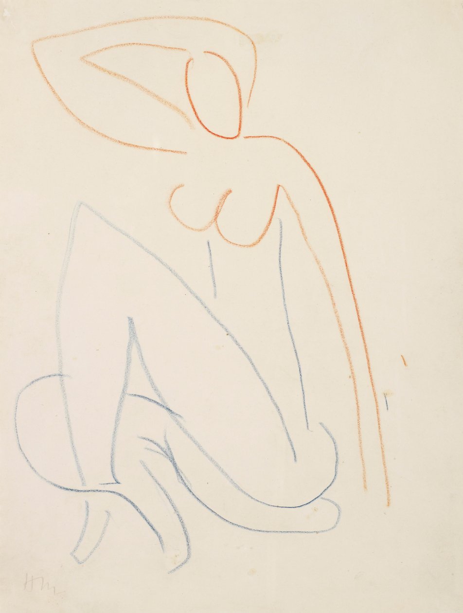 Siedząca postać kobieca autorstwa Henri Matisse