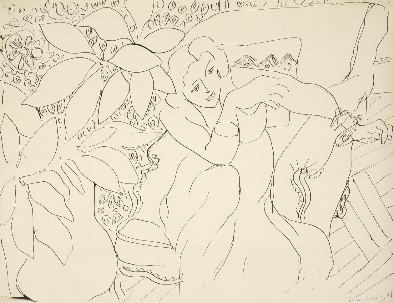 Kobieta siedząca autorstwa Henri Matisse