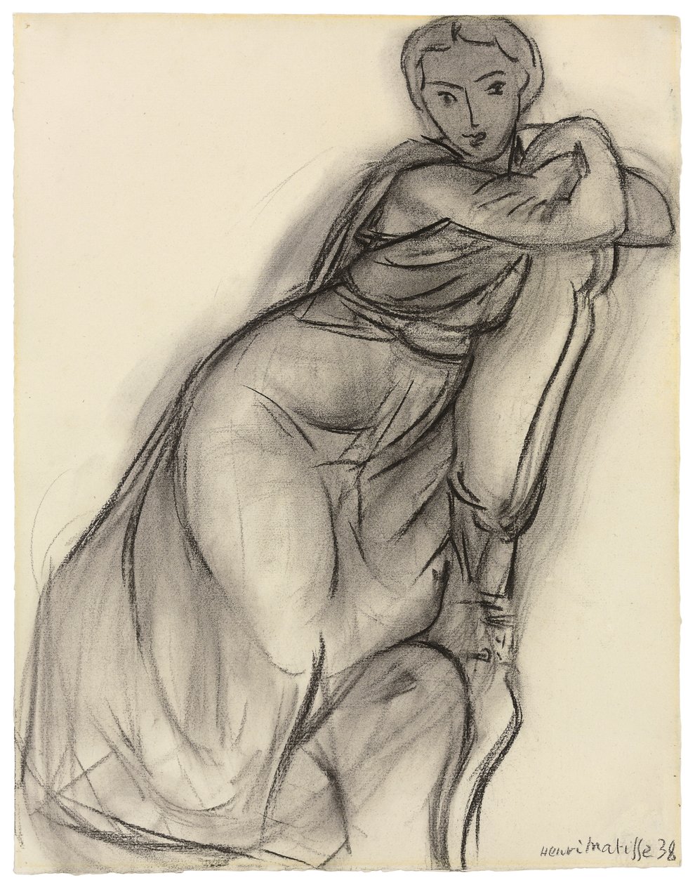 Kobieta siedząca autorstwa Henri Matisse