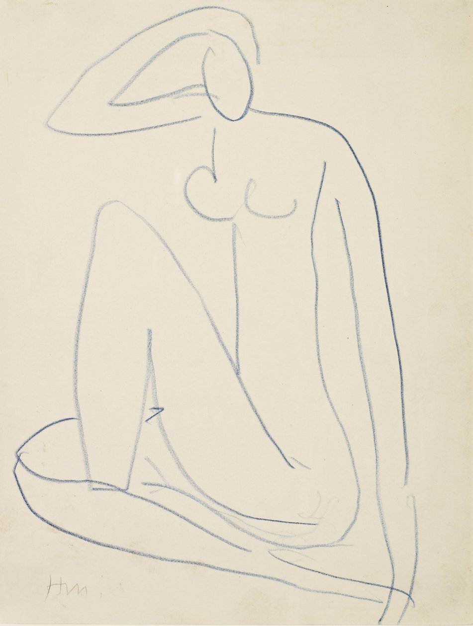 Siedząca postać kobieca autorstwa Henri Matisse