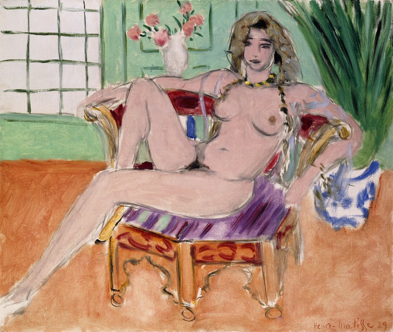 Siedząca odaliska autorstwa Henri Matisse